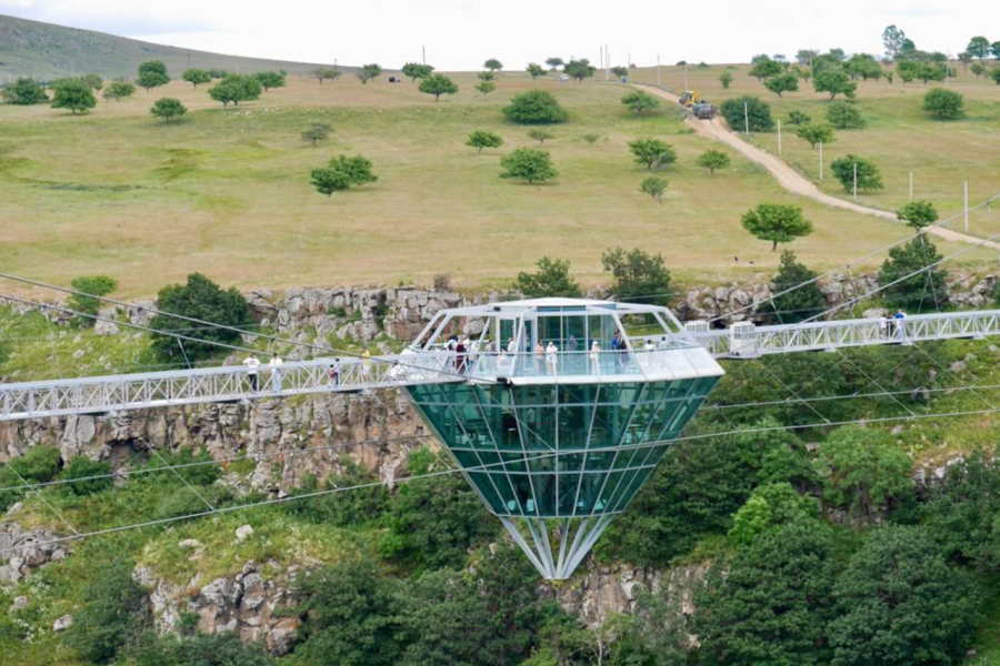 Tsalka Canyon Glass Bridge & Dashbashi Waterfall Tour from Tbilisi